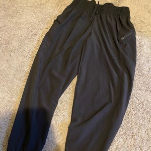 Black joggers with pockets